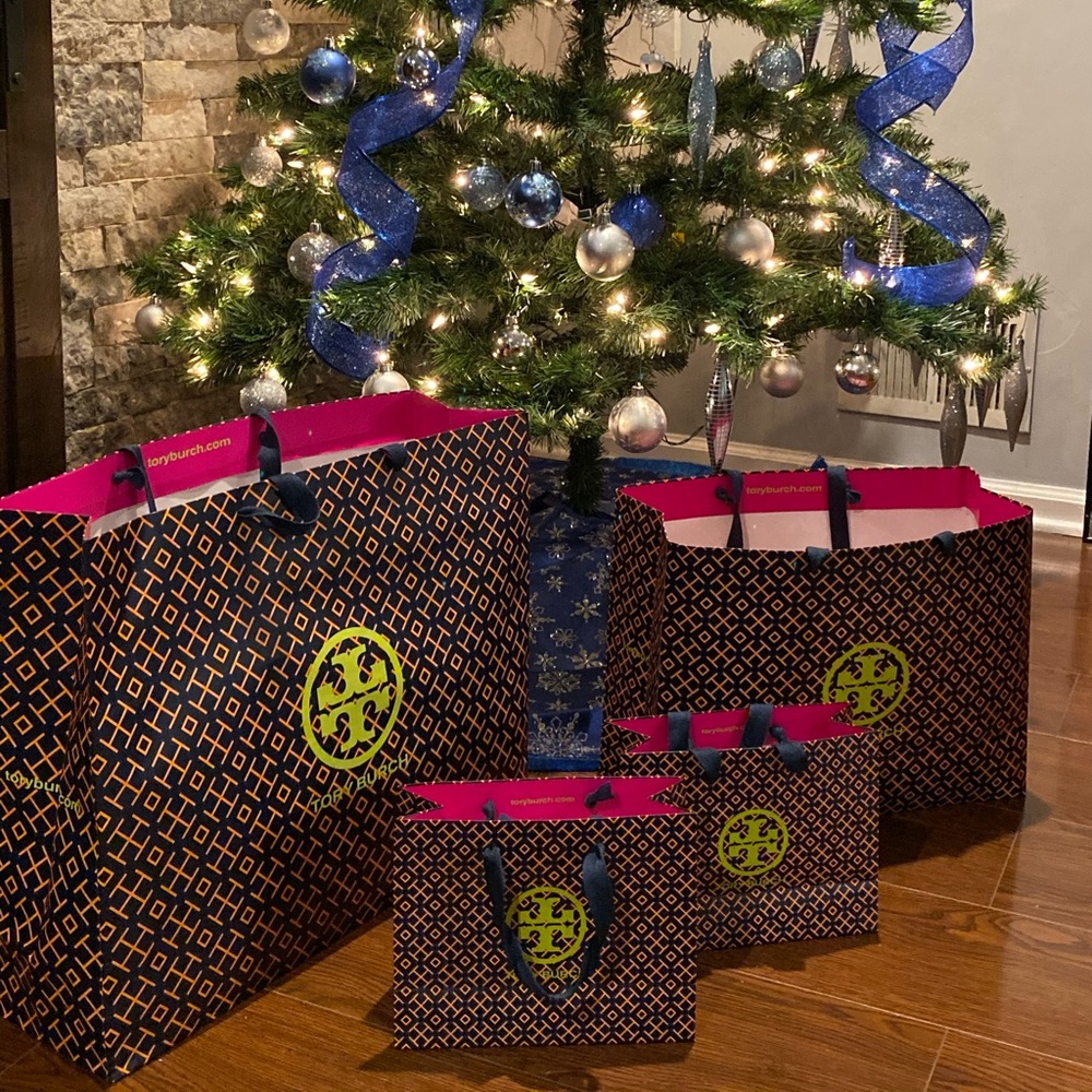 Tory Burch bags and boxes